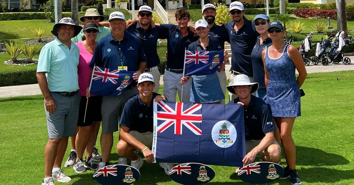 Team Cayman at the 2024 Caribbean Golf Championships