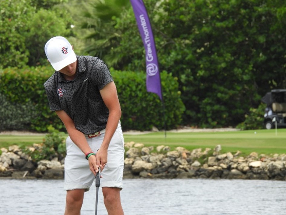 Justin Hastings, winner of the second tournament in the Grant Thornton Summer Series 2023.