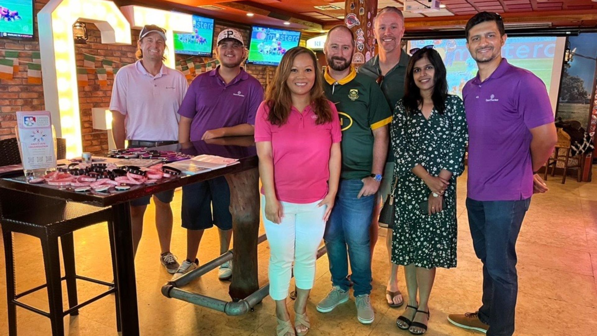 Group photo with Gt team and BCF